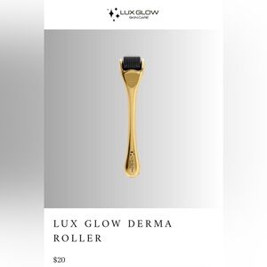 Lux Glow Skin Care NIB Gold Derma Roller